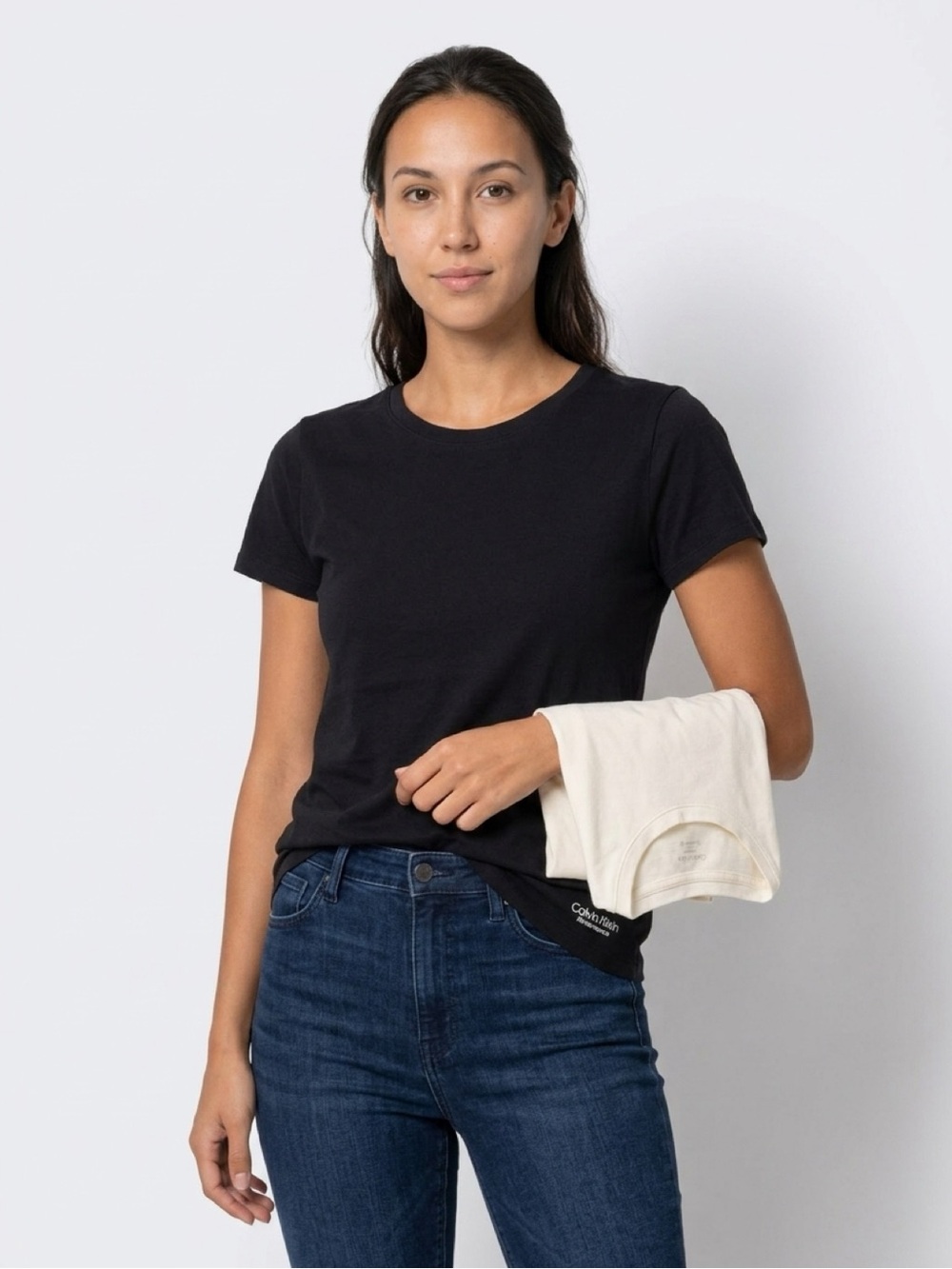 Calvin Klein Short Sleeve Tee Set - Black & White